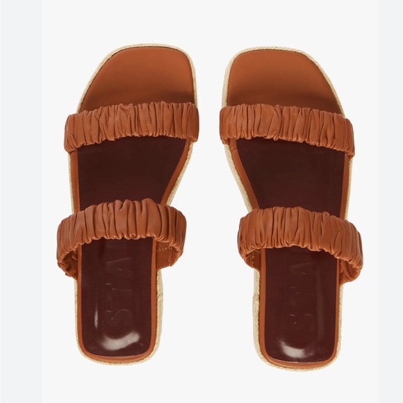 STAUD Shoes - Maya Espadrilles in Tan